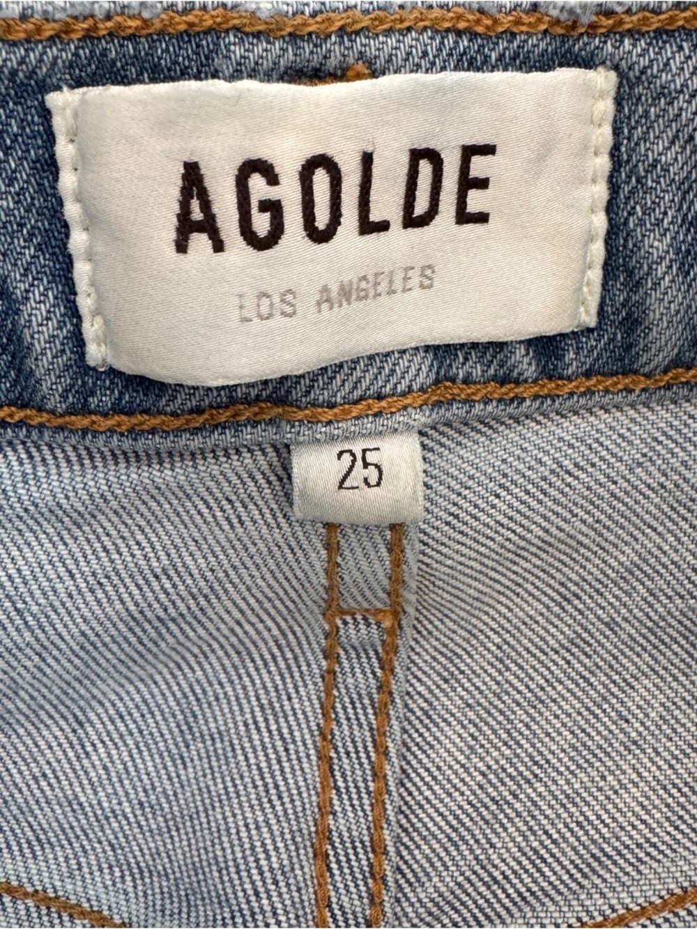 AGOLDE Riley High Rise Straight Crop Jeans 25 - Picture 3 of 14